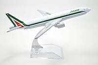 Vista 4 de TANG DYNASTY(TM 1:400 16cm B777-200 Alitalia Metal Airplane Model Plane Toy Plane