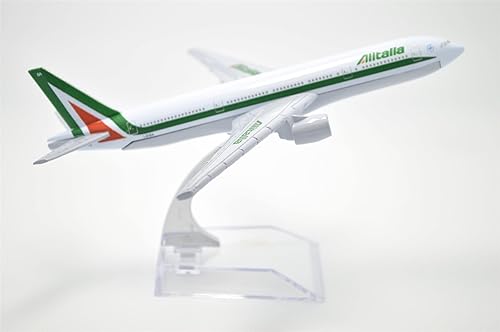 Miniatura 6 de TANG DYNASTY(TM 1400 16cm B777-200 Alitalia Metal Airplane Model Plane Toy Plane Model