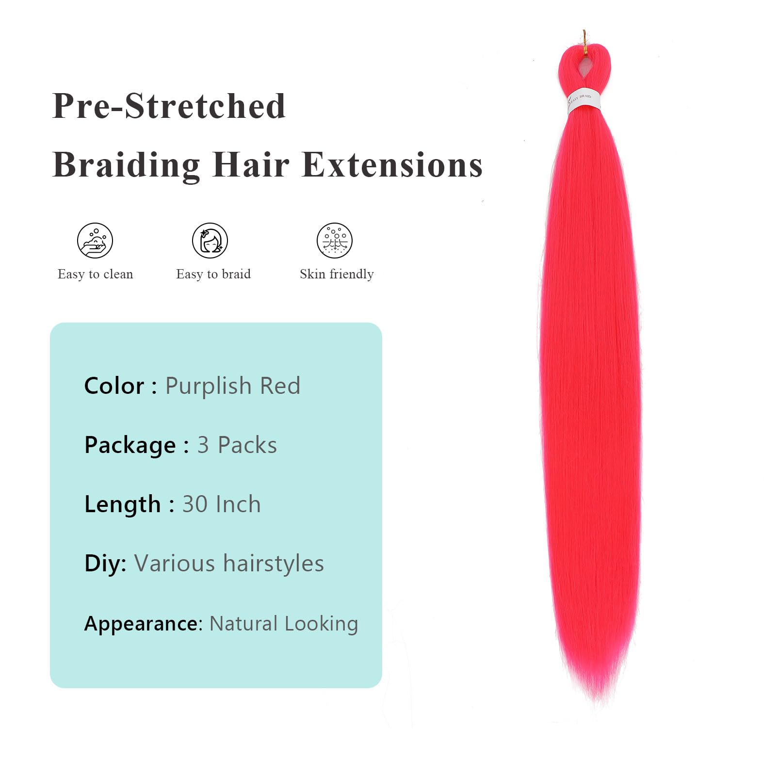 Easy Braid Pre stretched Braiding Hair Extensions - Image 4
