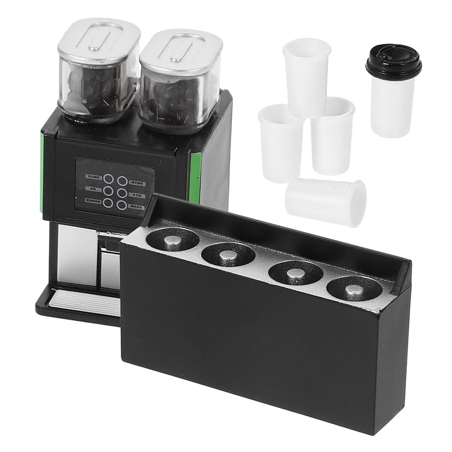 専用ページ　ミニチュアキッチン　エスプレッソマシン　ブラック　ドールハウス ミニチュア コーヒーマシン エスプレッソマシン ブラック ドール