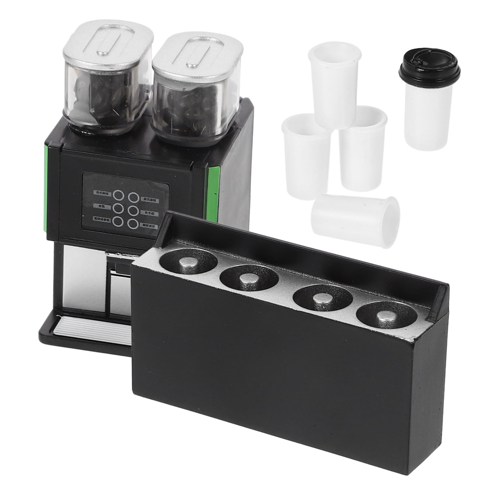 ミニチュアコーヒー　エスプレッソマシン　ブラック　ドールハウス ミニチュアコーヒー エスプレッソマシン ブラック ドールハウス