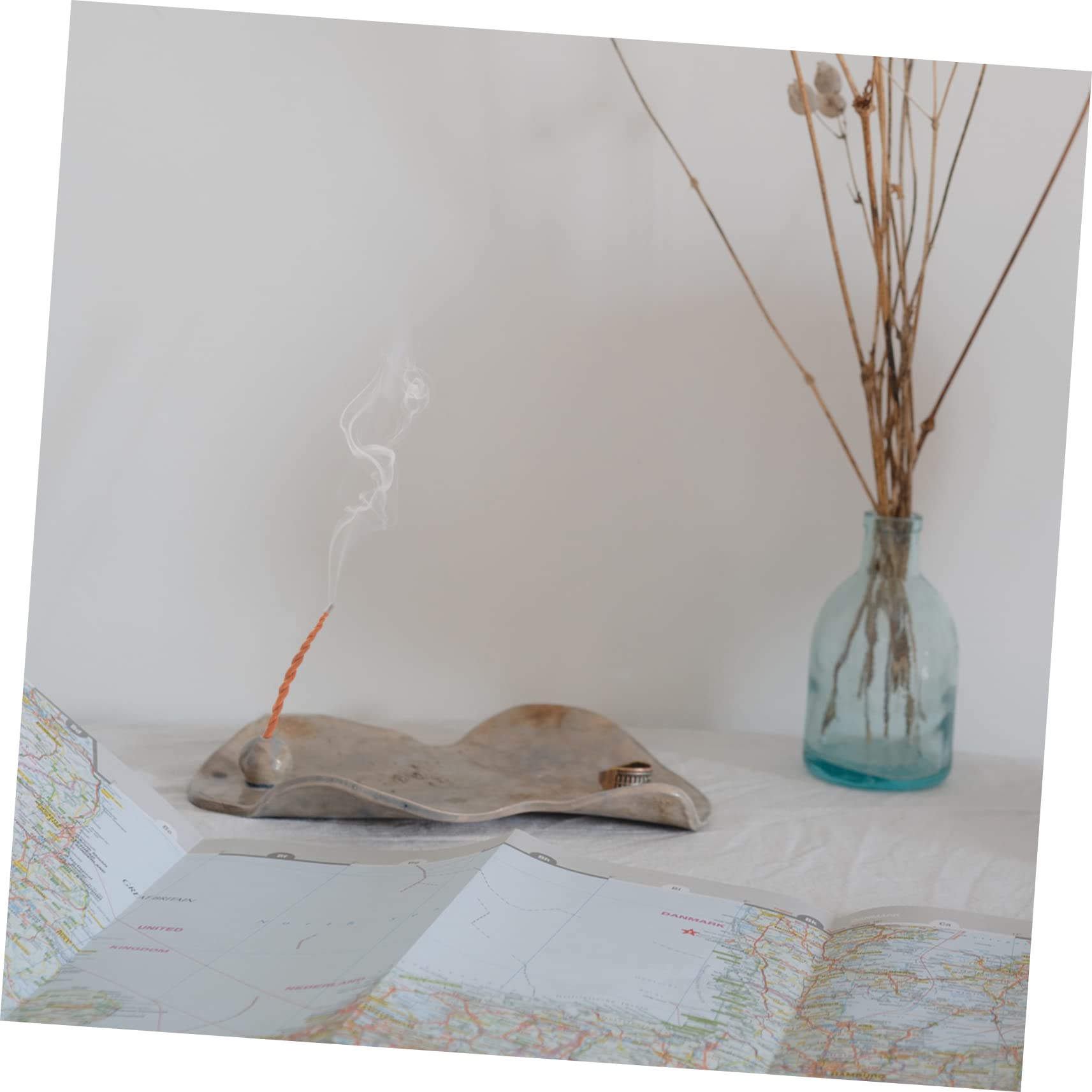 MAGICLULU Inciensos De Meditacion 3 Piezas 1 Incienso De Aromático De Cuerda De Hecho a Mano De Cuerda De Nepal Hecho a Mano a Tibetana Varitas De