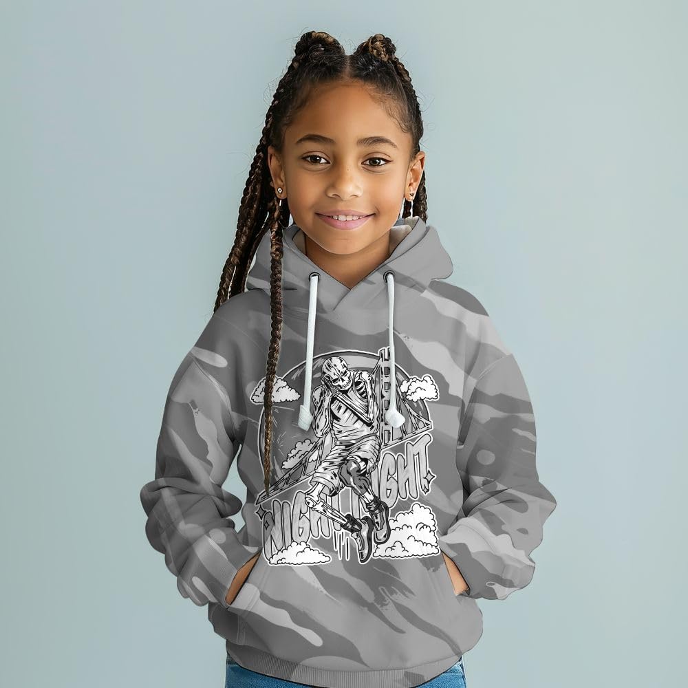 Dunkare Retro Black Wolf Grey 12s Streetwear 3D Hoodie, 12 Wolf Grey Streetwear 3D Hoodie - Money On My Mind Raccoon Brick Unisex Hoodie