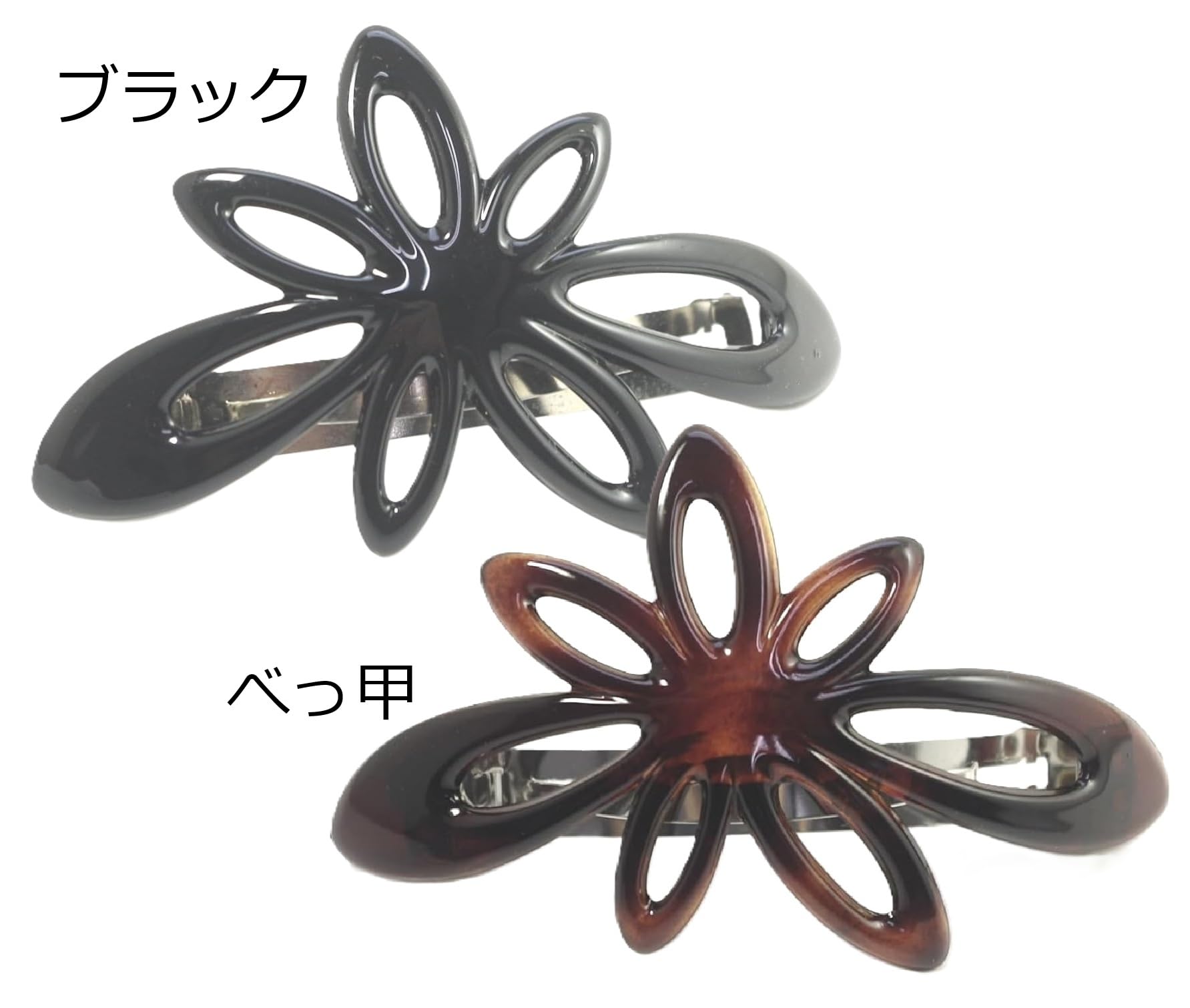 Amazon.co.jp: 【viviva】フランス製 バレッタ ヘアアクセサリー ヘア