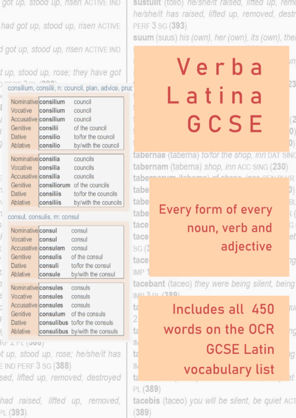 Verba Latina: GCSE: Every form of every word for OCR GCSE Latin