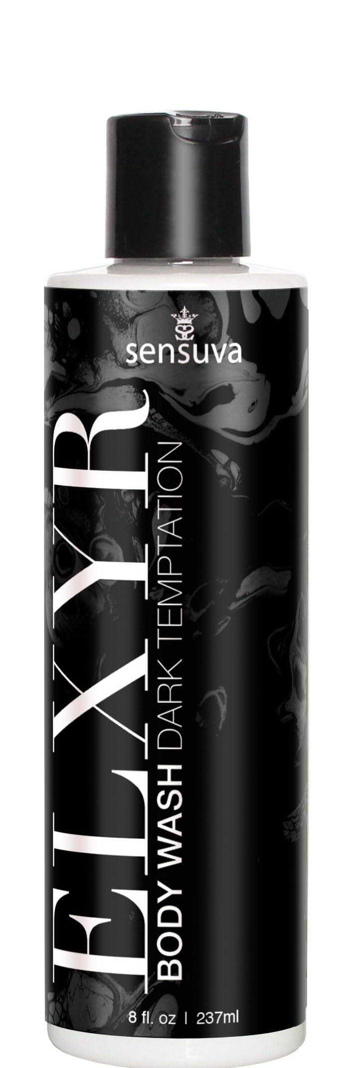 sensuva ELXYR Body Wash Dark Temptation Luxury Sensorial Body Wash Hydrating Cleanser with Moisture Locking Nourishing Shower Gel