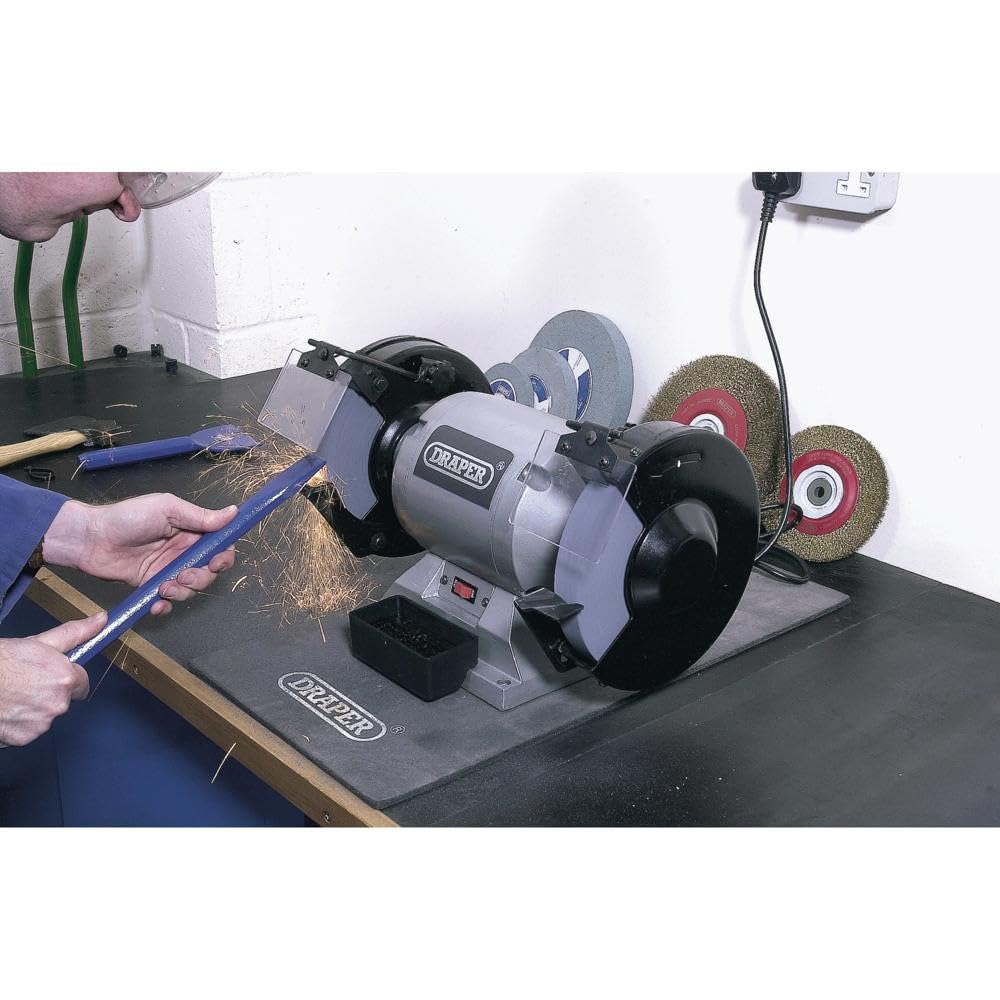 Draper 29621-200 mm de alta resistencia amoladora de banco