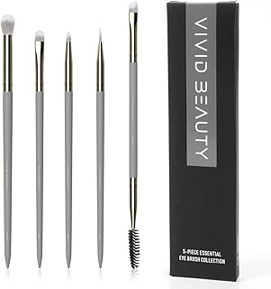 Juego de 5 brochas de maquillaje pequeñas, br...