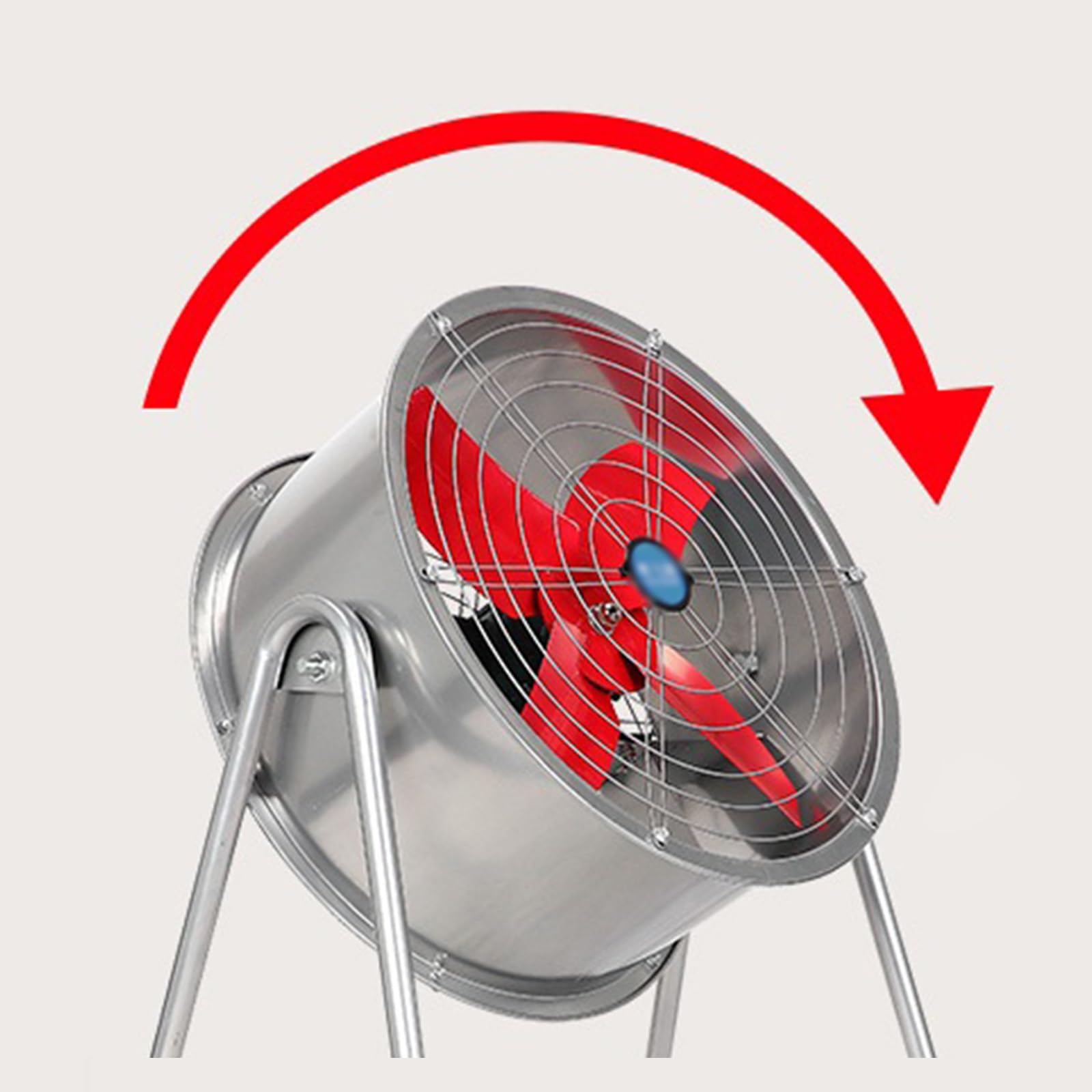 Ventilatore da pavimento industriale – Circolatore d'aria ad alta velocità per grandi spazi, ideale per magazzini, officine o garage, opzioni da 16/20/24 pollici, design durevole e potente