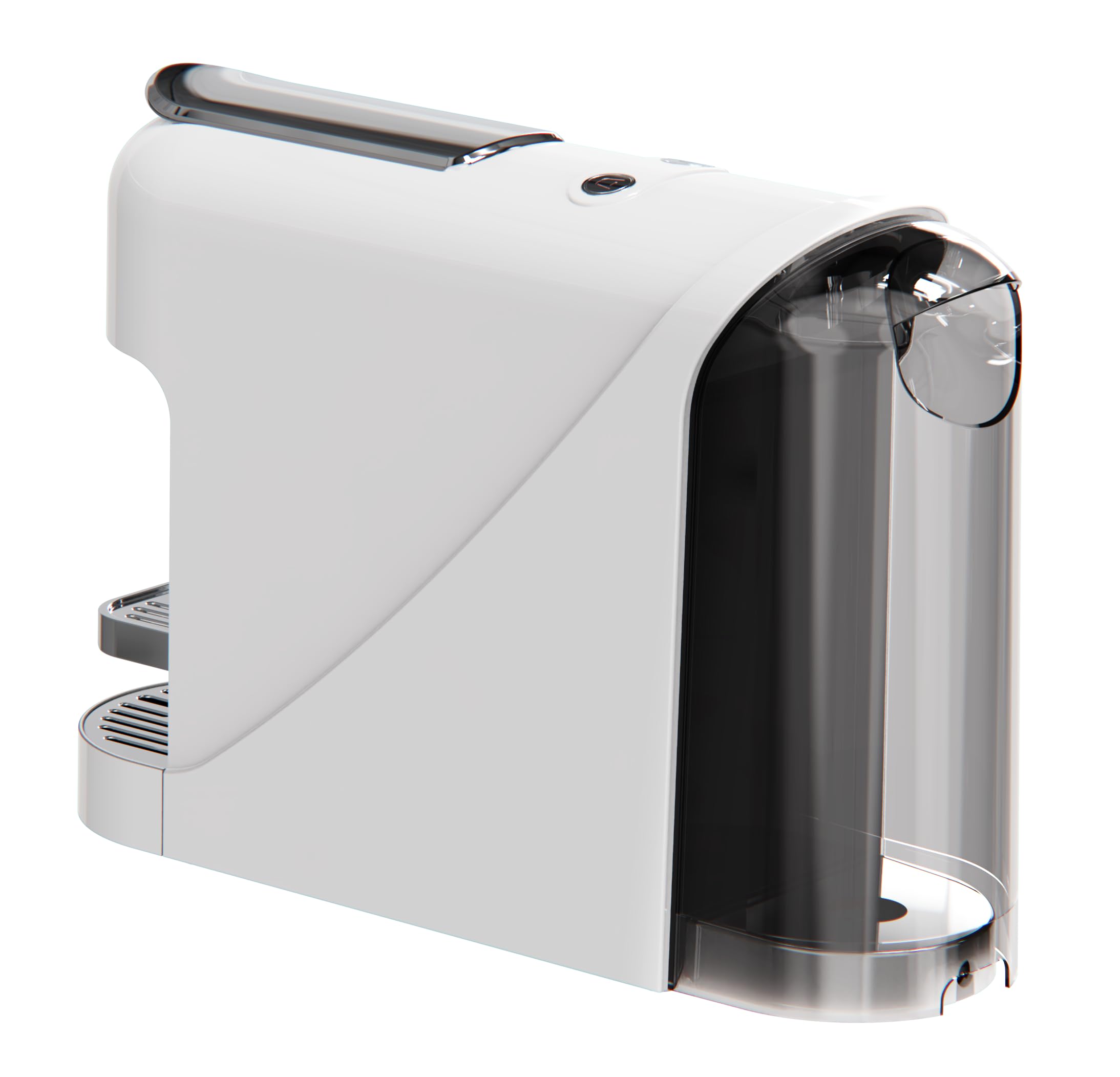 Macchina da Caffè Espresso 19 Bar 1400W Compatibile Capsule Nespresso – Serbatoio 900ml, Riscaldamento 40s, Acciaio Inox, Espresso e Lungo, Spegnimento Automatico (Crema)