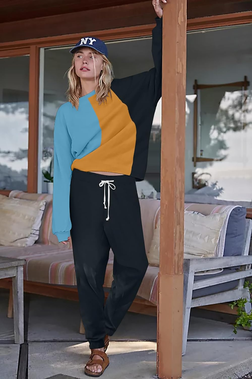 ETCYY NEW Lounge Sets for Women Two Piece Outfits Sweatsuits Sets Long Pant Loungewear Workout Athletic Tracksuits - Image 2