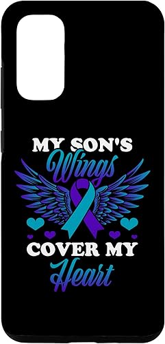 Galaxy S20 My Son's Wings Cover My Heart - Funda de concienciación sobre la prevención del suicidio