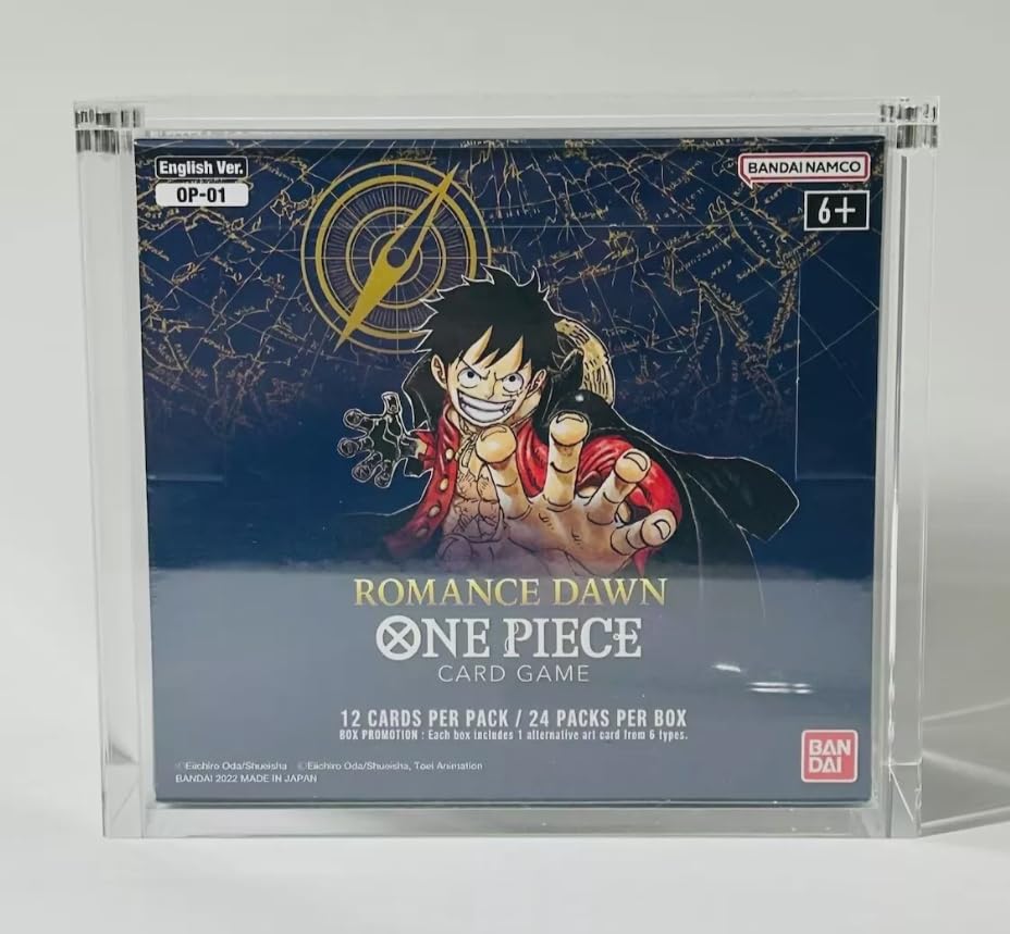 Casemon Acrylic Case for One Piece Blue Bottom Booster Box Magnet Lid :  Amazon.ca: Toys & Games