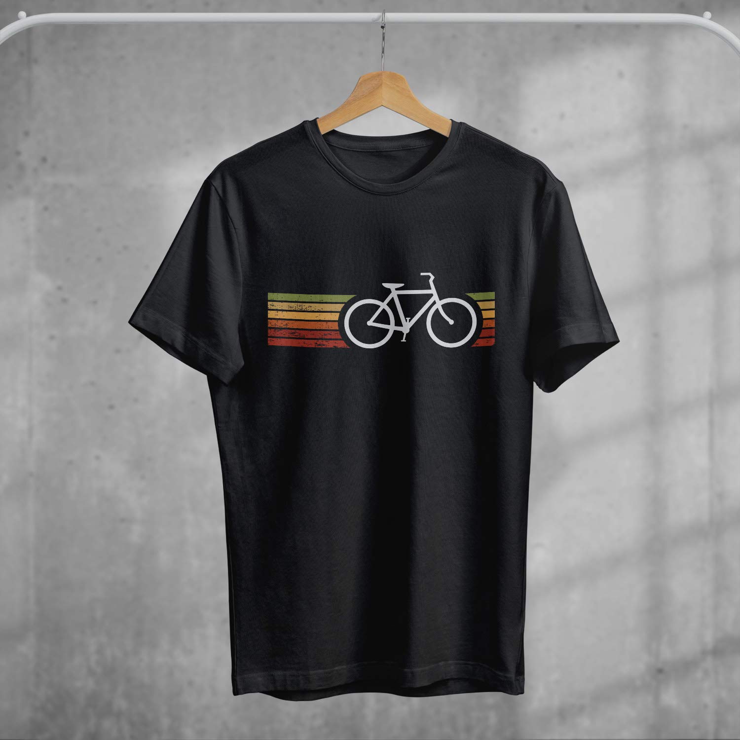 OM3® Retro Bicycle T-Shirt | Męski | Cycling Cyclist Biking Rowerzysta | S - 5XL