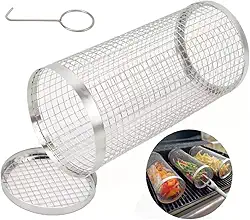 Grelha Churrasco Vegano Cilindro Gaiola Legumes 20cm