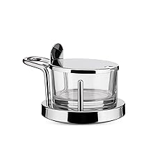 Alessi 5071 – Formaggiera di Design in Vetro e Acciaio Inox