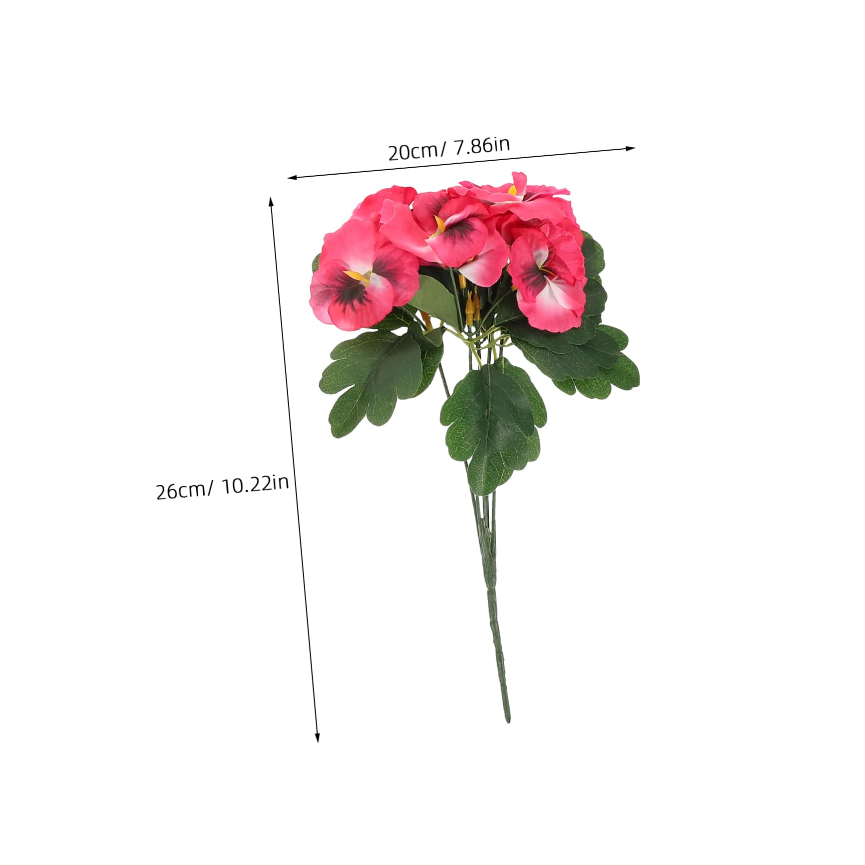 Amosfun Künstliche Pflanzen 12 Stück aus Kunststoff und Seidenstoff Realistische Blumensträuße für Wohnraumdekoration und Vasen Langanhaltender Künstlicher Blumenschmuck für Zuhause