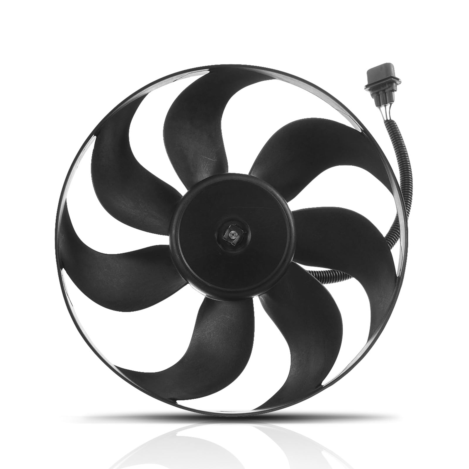 Frankberg Ventola di raffreddamento Refrigeratore d'Acqua a la Compatibile con Golf IV 1J1 1.4L Golf IV 1J1 1.6L Golf IV 1J1 1.9L A3 8L1 1.6L Golf IV Variante 1J5 1.6L Replace# 6N0959455