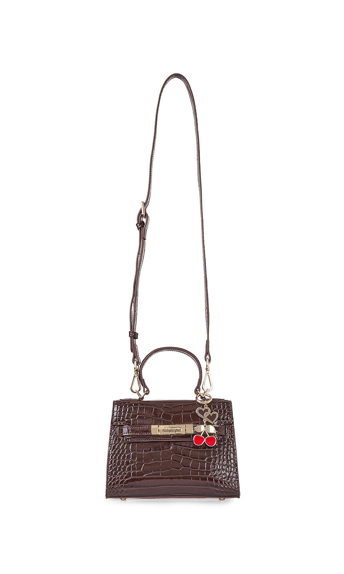 Suni Deri Polyester, KAHVE, 28x15x10