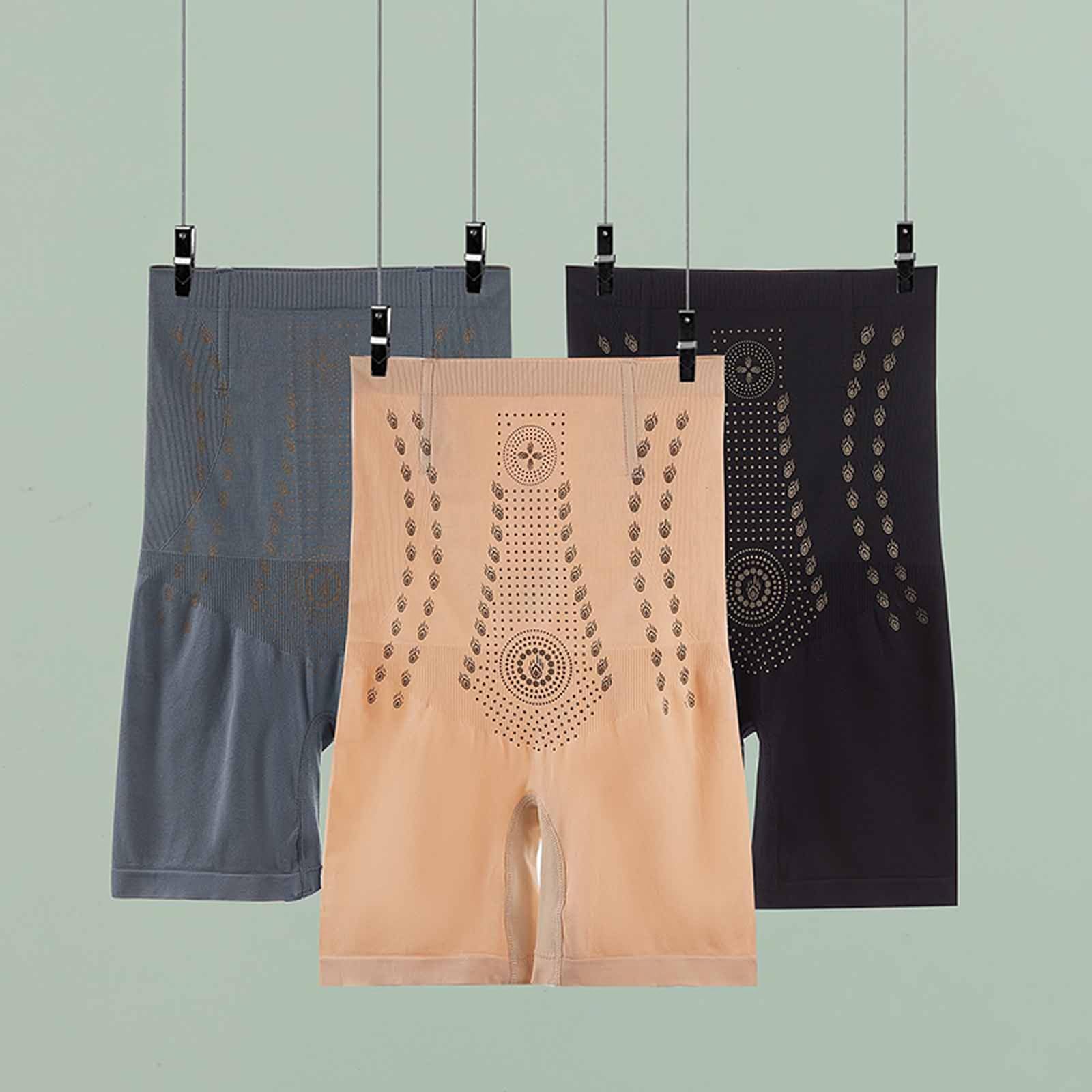 Fajas Moldeadoras de Control de Barriga de restauración de Fibra, Ropa Interior de Entrenamiento de Cintura Alta para Adelgazar Muslos para Mujeres Bragas Moldeadoras de Cuerpo