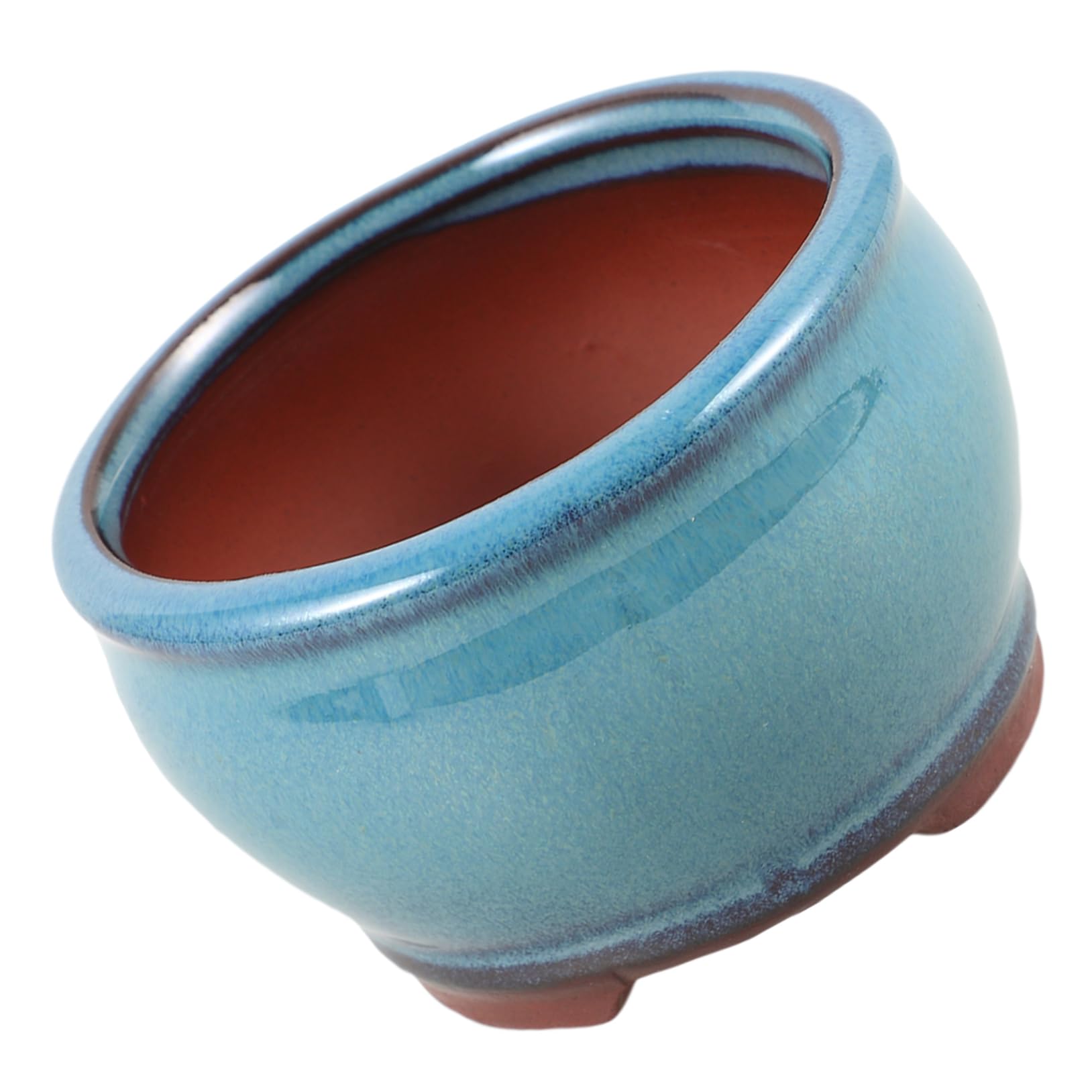 Supvox 5st Saftige Spargel-topfpflanze Blumentopf Dekorativer Pflanzer Sukkulenten Pflanzen Topf Kleiner Pflanztopf Sukkulententopf Desktop-Topf Für Sukkulenten Kaktustopf Lila Ton
