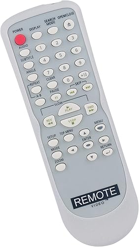 Miniatura 3 de NB052 NB052UD Control remoto de repuesto para Magnavox y Sylvania DVD CD Player MSD124 SSD204 CDVL700E DVL700E EWD7004 DVL120E DVL100E sub NB002UD