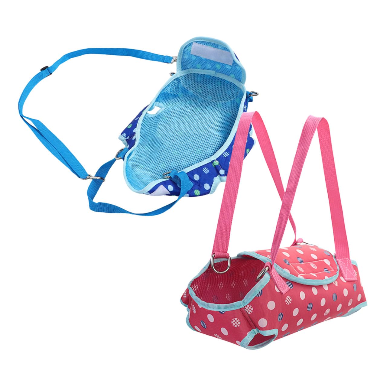 Bolso transportín ajustable SHINEOFI de 2 piezas transpirable para perros pequeños y gatos