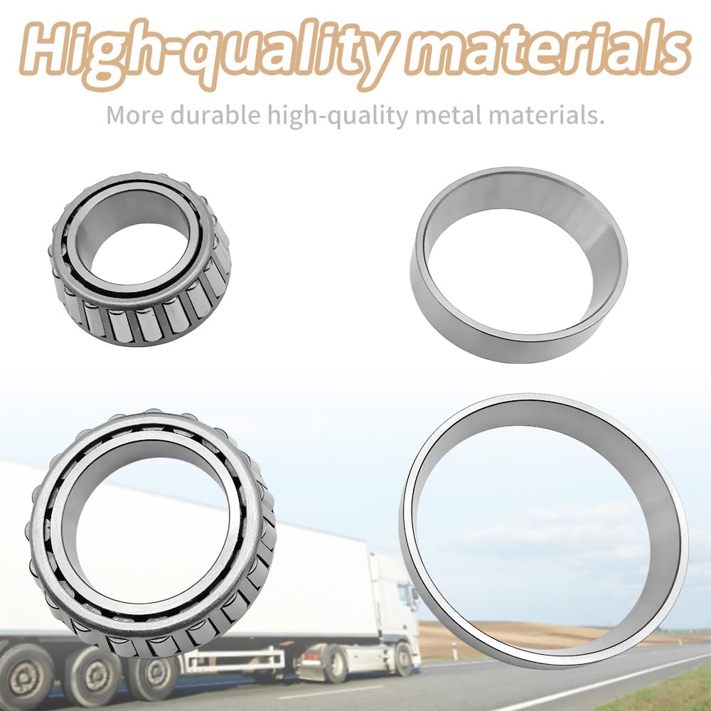 Trailer Bearing Kit Fit for Dexter Axle 10K GD (After 2009) for 9-123 8-415 430 Series 12-1/4" x 3-3/8" Brake Drum Replace BK-430-GD