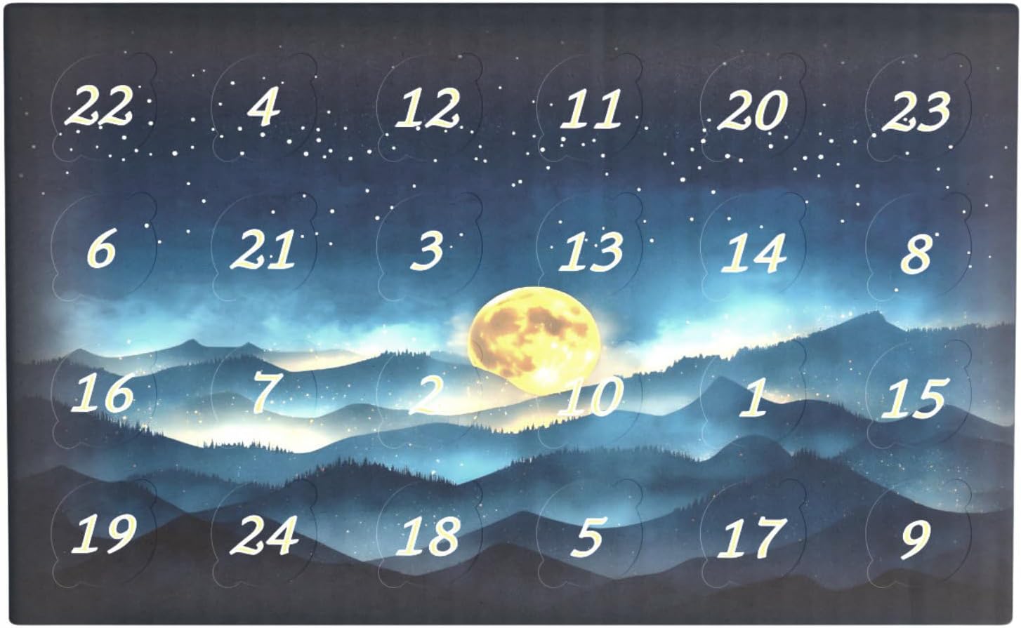 Santa’s Winter Glow Advent Calendar | DIY Christmas Countdown Box | Craftmasbox | 24-Day Fillable Holiday Gift for Adults, Teens & Families