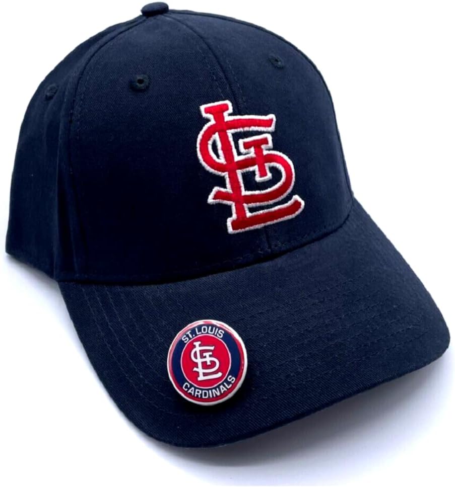 St. Louis Baseball Hat Classic Edition Team Logo MVP Structured Adjustable Cap
