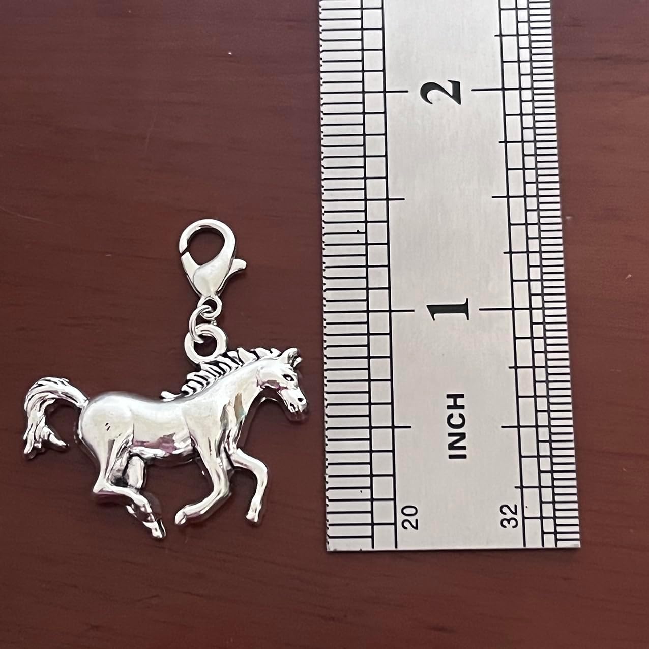 AMOBESTER Horse Clip on Charms Zipper Pull for Horse Lover Rider Trainer Equestrian image 2