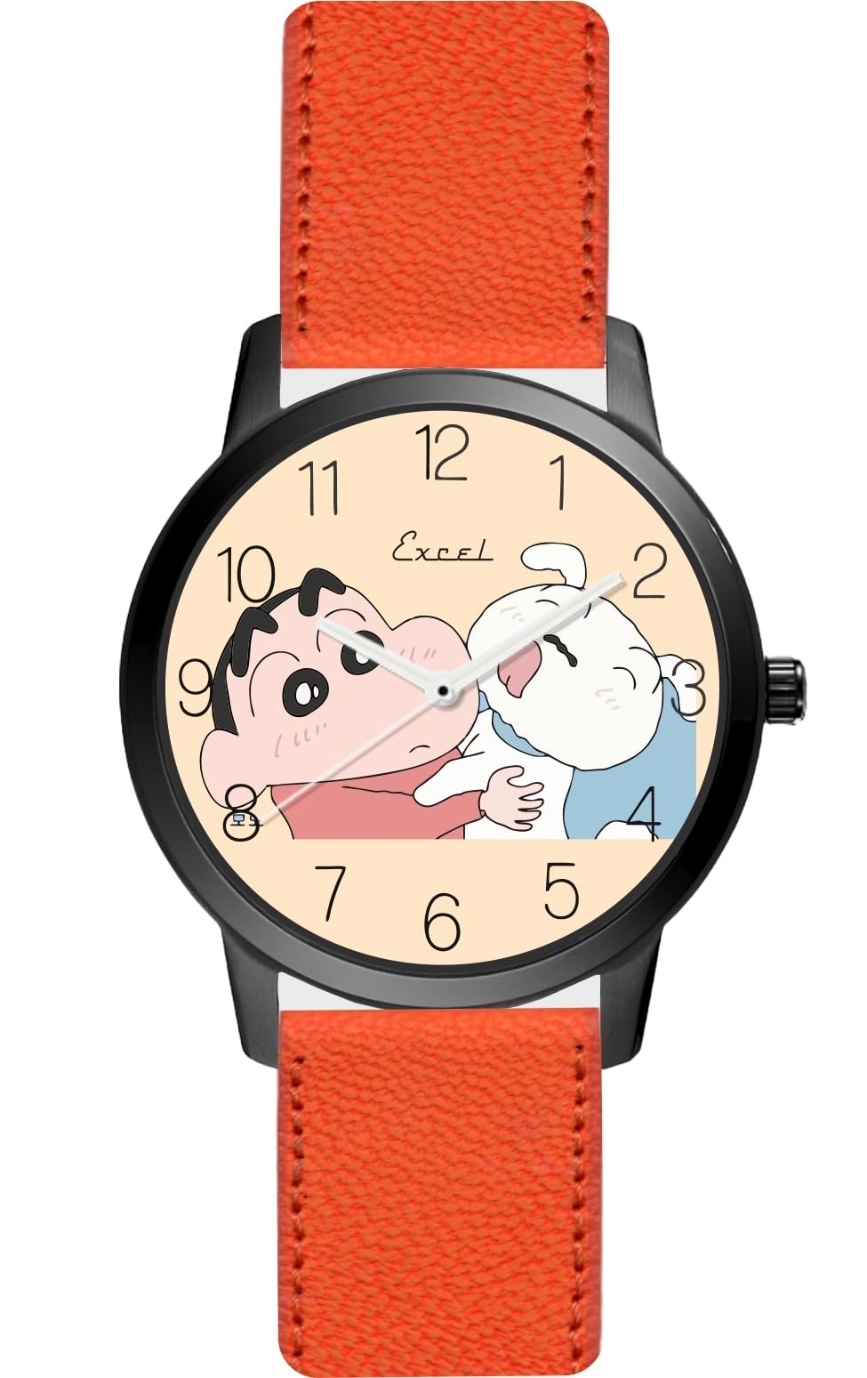 EXCEL Elegant Shinchan (Orange) (Kids Series) Analog Watch - for Boys & Girls | Shinchan Watch | with Trending Red Strap & Elegant Design (B0CJJMKFNL) Amazon Price History, Amazon Price Tracker