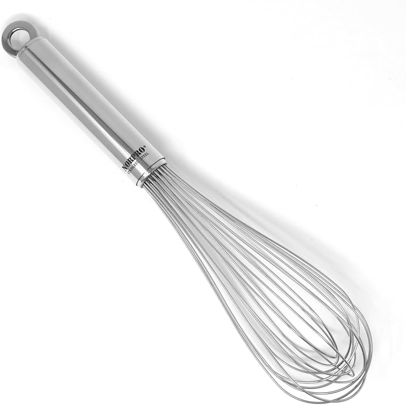 2320 Norpro Krona Stainless Steel 12-Wire Whisk, 11-Inch, 11in/28cm, Silver