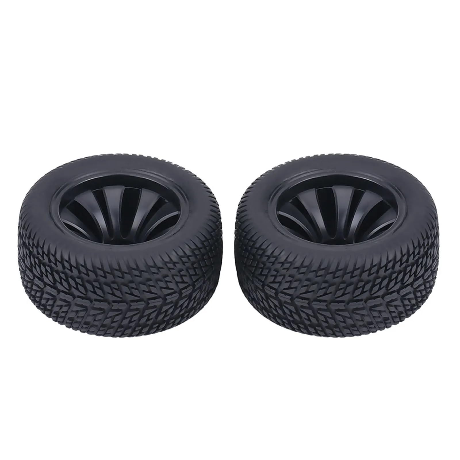 Per Racing 1:12 2 Pezzi Pneumatici Gomma Mozzi Plastica Ruota RC Modello Camion Auto Accessorio Assemblare Aggiornamento Modificato Sostituzione Sostituire Pneumatici