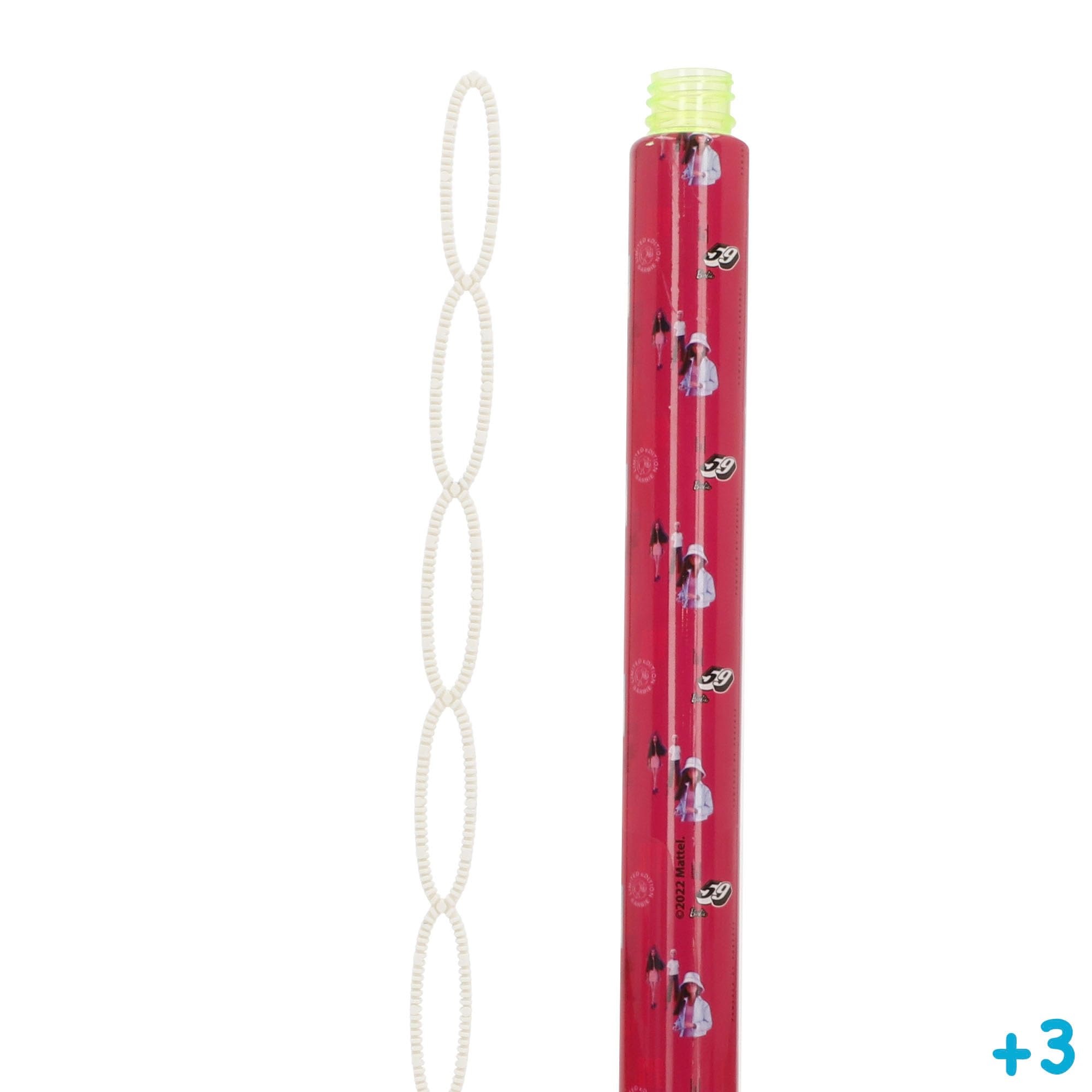 ColorBaby Barbie Pack 24 varitas de pompas de jabón con diseños Surtidos, optimos para Fiestas Infantiles, cumpleaños y Juegos al Aire Libre (77500)