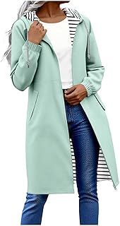 Regenjacke Damen Wasserdicht Lang Windbreaker Herbst Outdoorjacke Einfarbig Oberteil Frau übergangsjacken Leichte Herbstjacke Casual Jacke Frauen Wintermantel Oversized Softshelljacke Radjacke