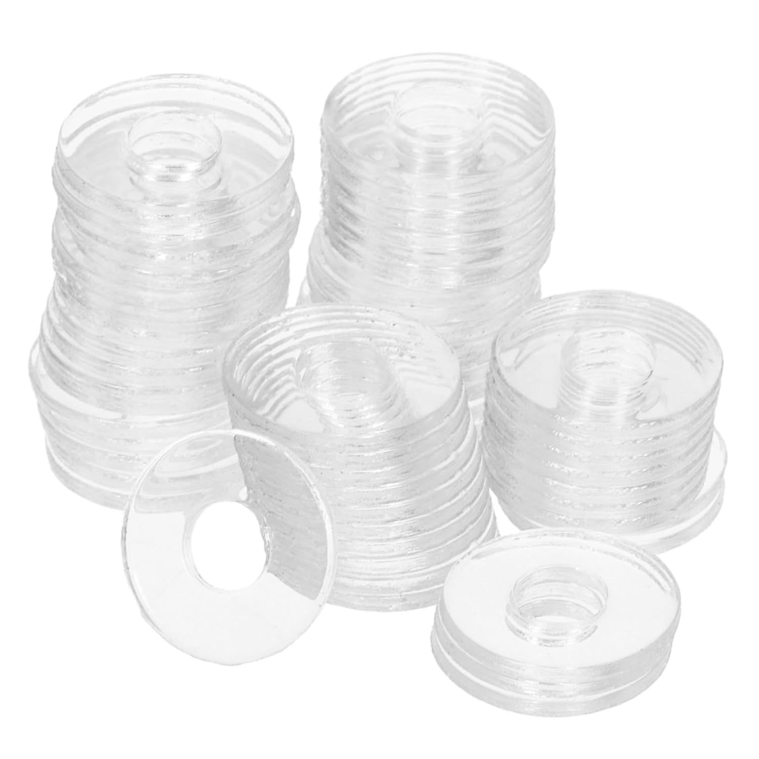 2500pcs Vinyl Flat Washers Insulation Gasket for Leak Sealing Screw Replacement and Repair Washers for Plumbing and Shower Applications