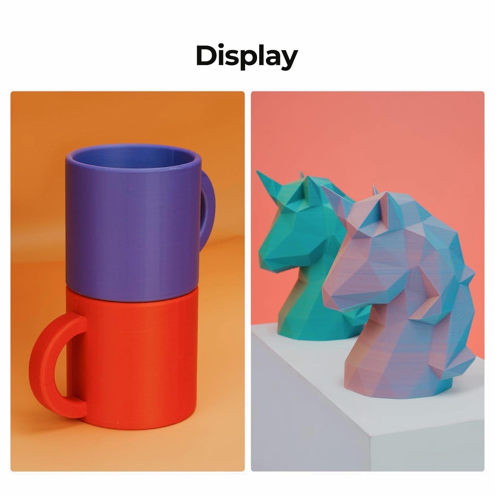 SOLEYIN Filamento PLA 1,75 mm per Stampanti 3D, Filamento Ultra PLA Veloce, 1 kg (2,2 libbre), Precisione Dimensionale +/- 0,02 mm, Alta Velocità 30-300 mm/s(Matte-nero)