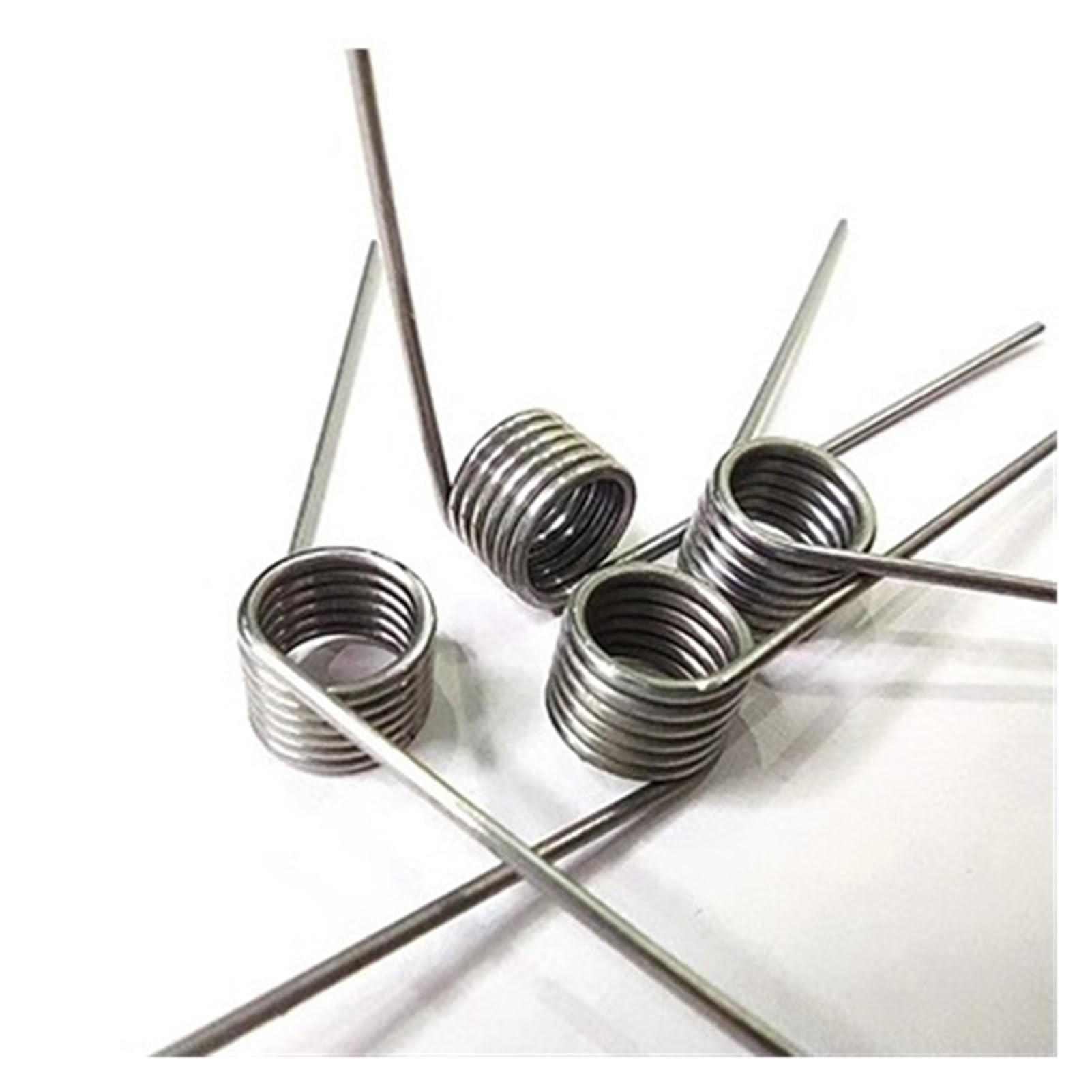 Lot de 5 ressorts de torsion en acier inoxydable 304, fil de 0,7 mm en forme de V 60-180° (3 tours (120 degrés), 3,5 mm