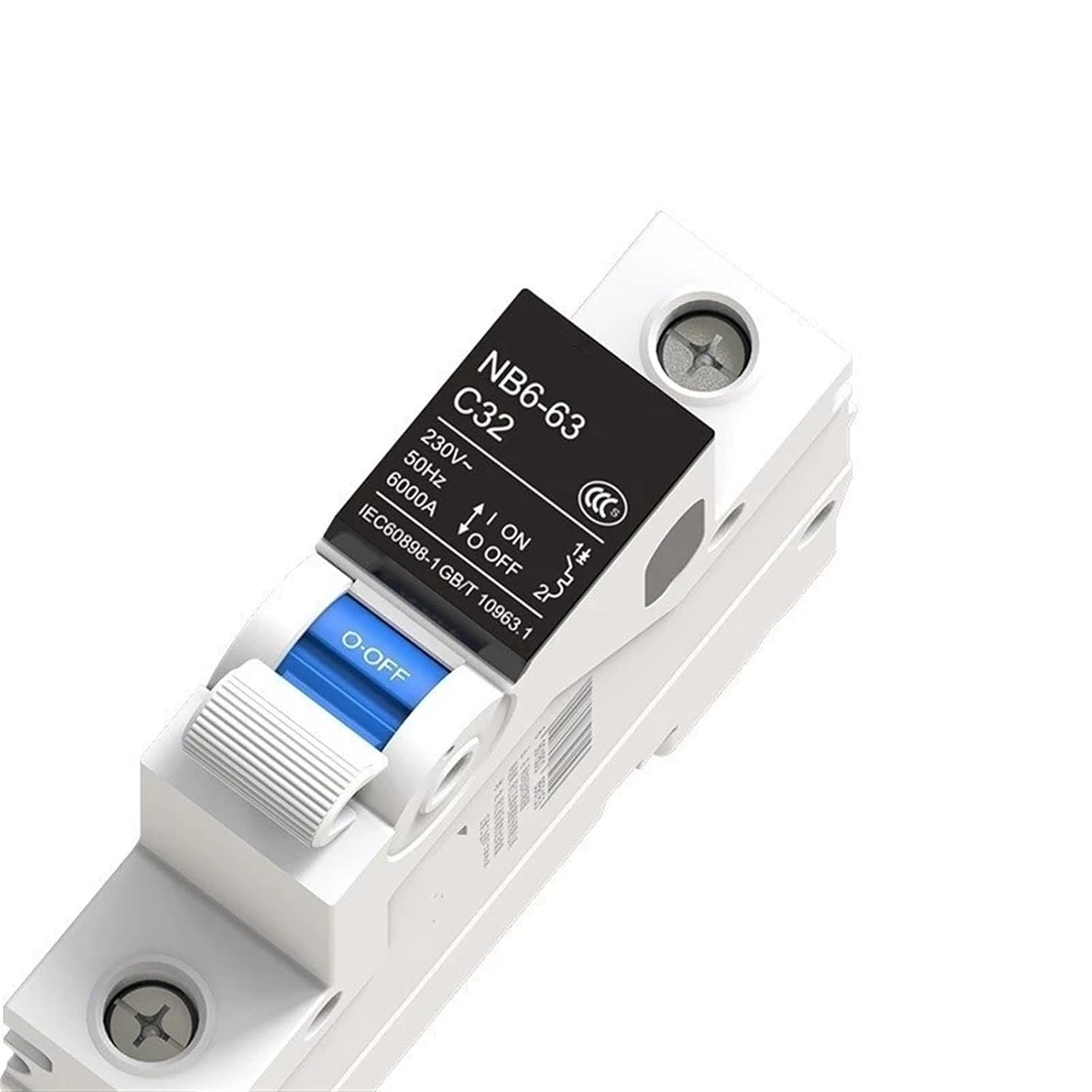 NB6-63 DZ30 DZ40 EPN DPN TPN 1P 2P 3P 4P AC 230/400V ROCB Circuit Breaker DIN Rail Mounting Miniature Air Switch 1Pcs(4P,10A)