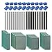 Price comparison product image 60pcs PCB Board Kits, 20pcs Double Sided PCB Prototype Universal Boards 20pcs 2/3Pin Printed Circuit Board Screw Terminal 20pcs Male/Female Header Connector. for Arduino DIY Soldering