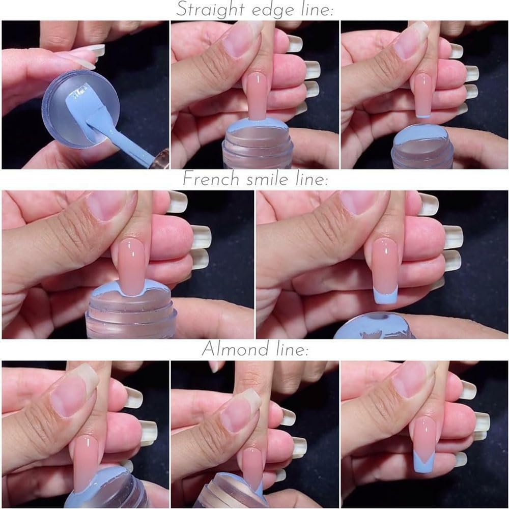 Brille Bee Clear Nail Art Stamping Kit with Stamper, Scraper and Image Plate, DIY Manicure Print Tool.