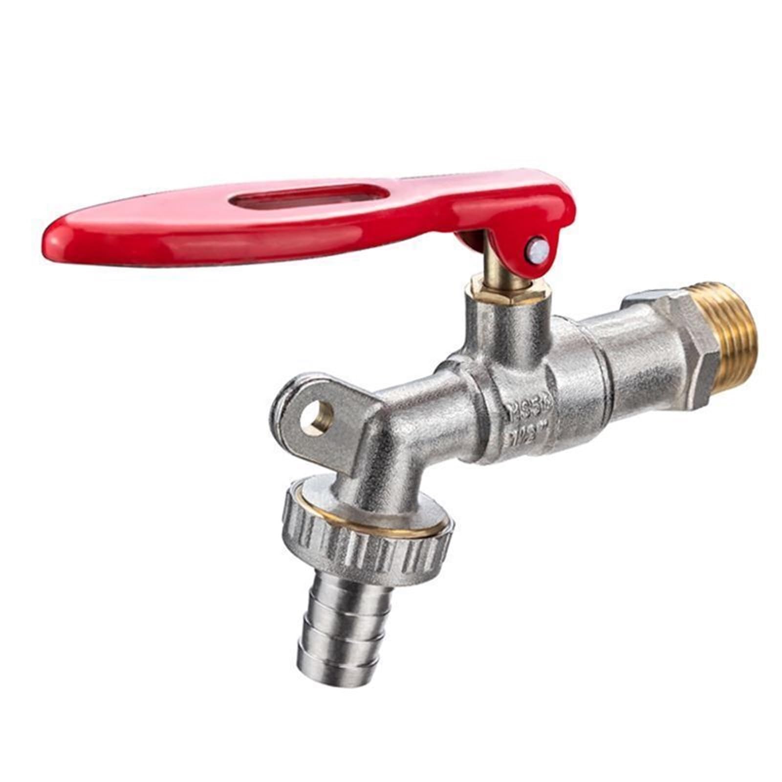 Irfhdcx Dn20-Machining Outside Tap Lockable Outdoor Garden Faucet Dn15 Dn20 Public Places Brass Preventing Water Theft(Dn20-Machining)