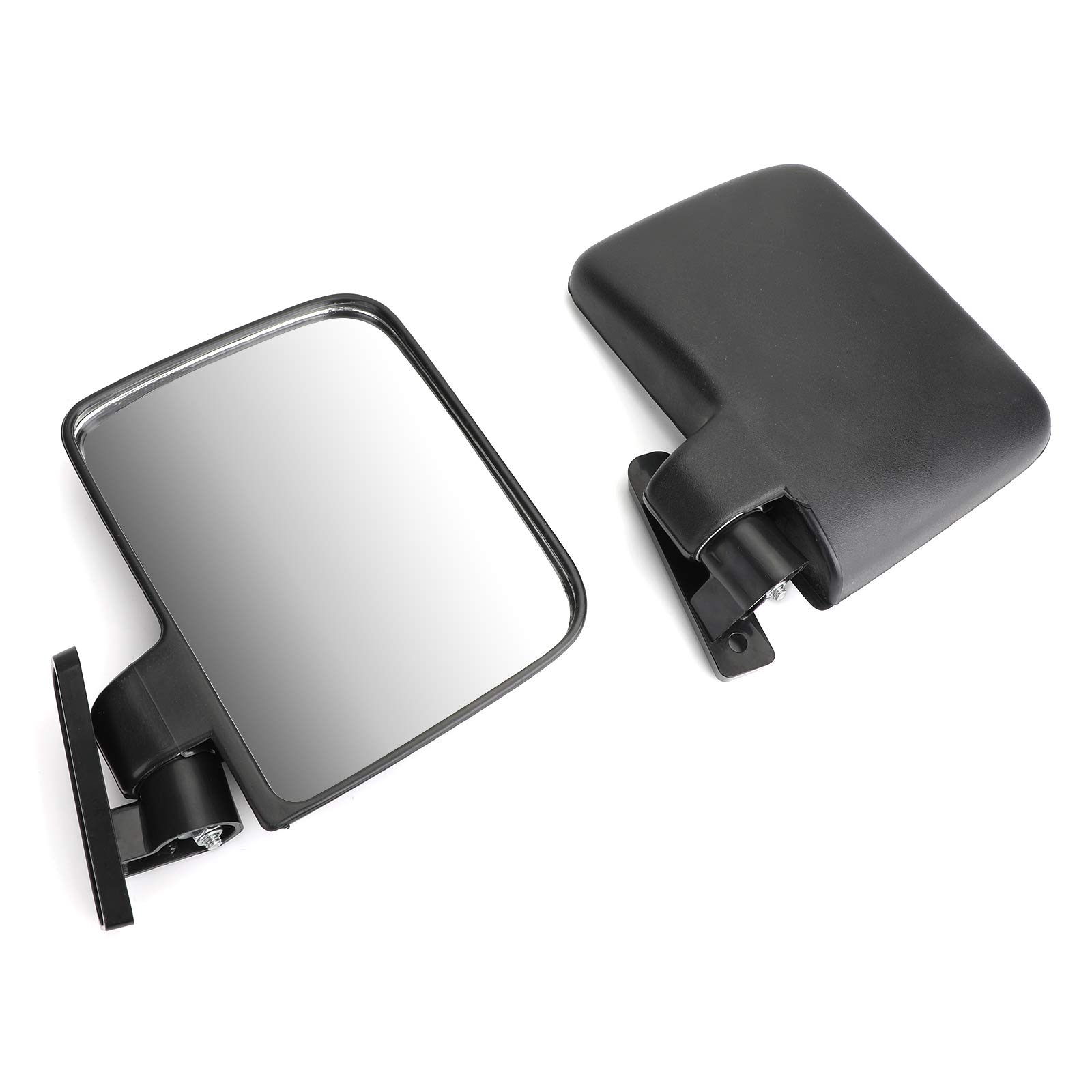 Topteng 1 Paire de rétroviseurs latéraux de voiturette de Golf rétroviseur pour Voiture de Club pour EZ-GO pour Yamaha Golf Carts