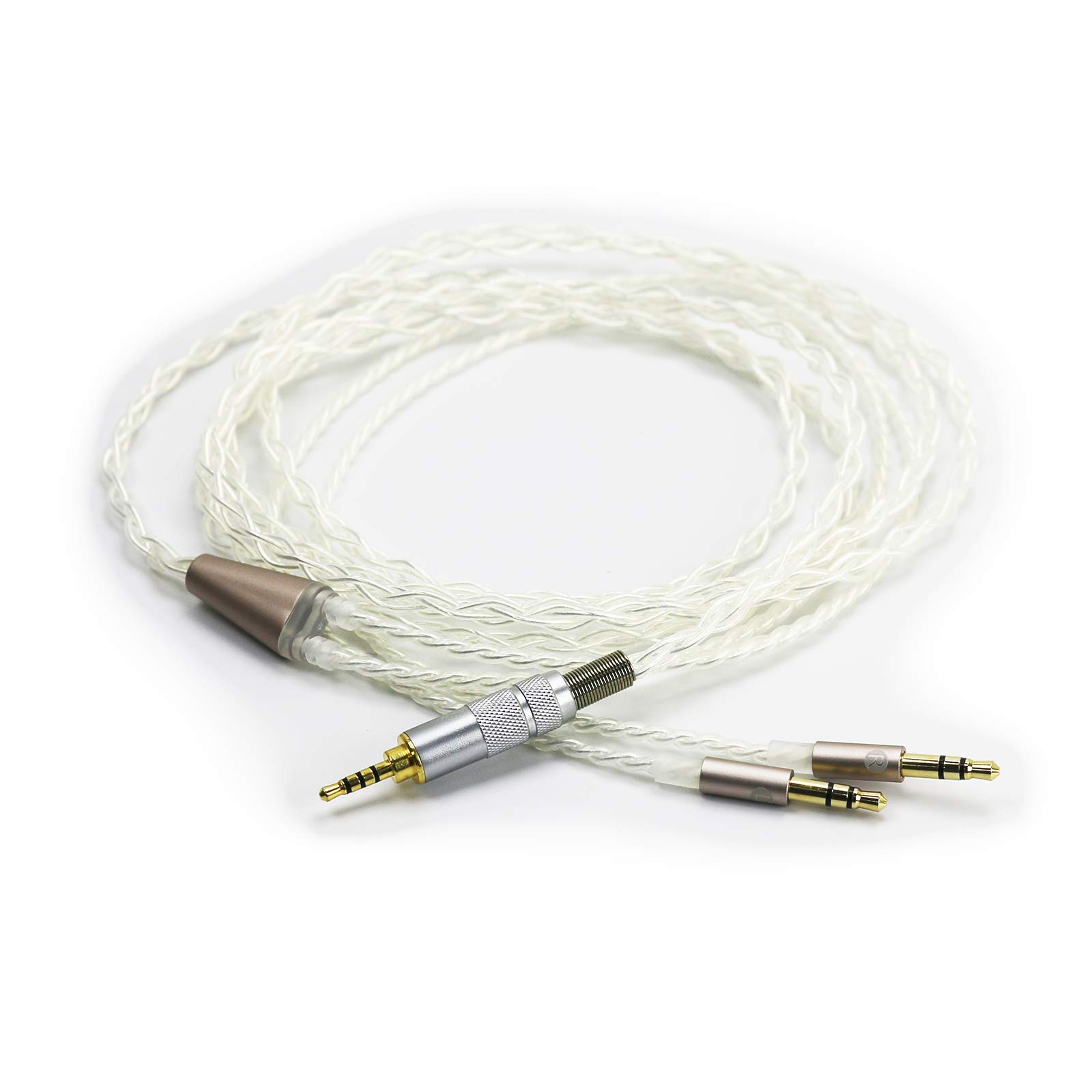 Cavo HiFi 2,5 mm Trrs bilanciato maschio a doppio connettore 3,5 mm compatibile con Hifiman Sundara, Arya, Ananda cuffie e per Astell&Kern AK240 AK380 Onkyo 2 m