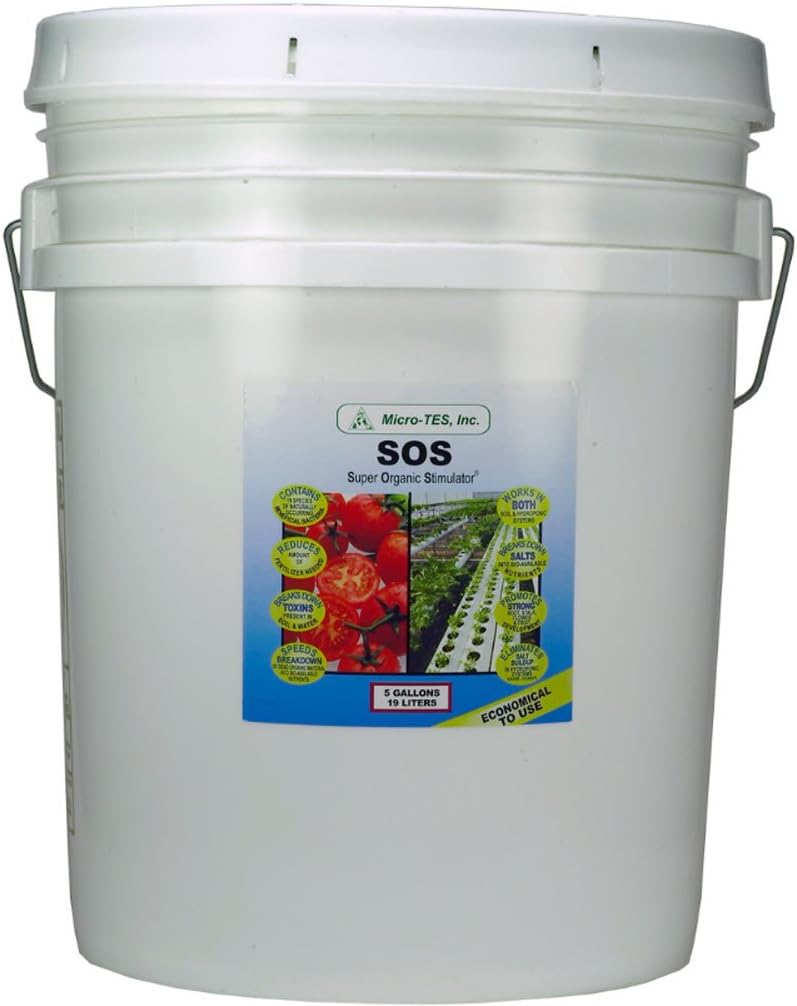 Amazon.com : STRATA Int SOS Beneficial Bacteria, 5-Gallon : Patio, Lawn ...