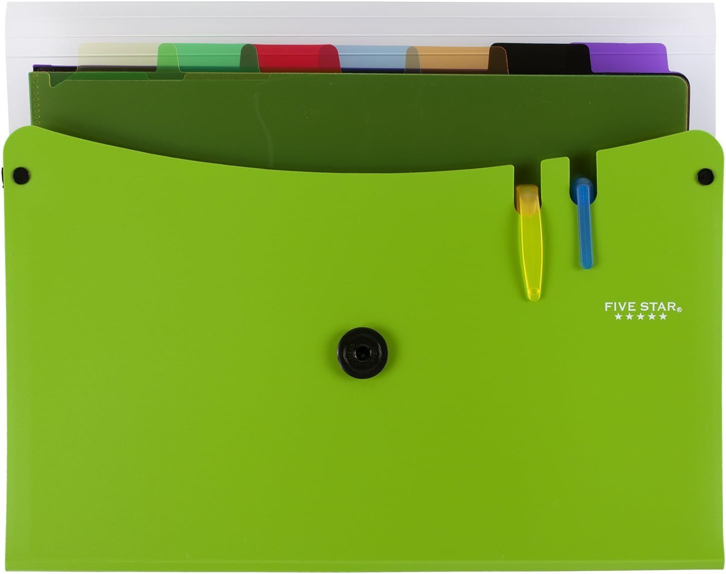 Five Star Expanding File Folder, 7-Pocket Expandable File Folder, Removable Files, Color Will Vary (35222)