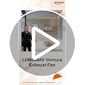 Image of LONGWAY Ventura 8 Inch 200 mm Energy Efficient Exhaust Fan | High Speed Powerful Motor | Noiseless Operation with Anti Dust Shutters |Suitable for Bathroom, Kitchen, Office | 2 Years Warranty (White)