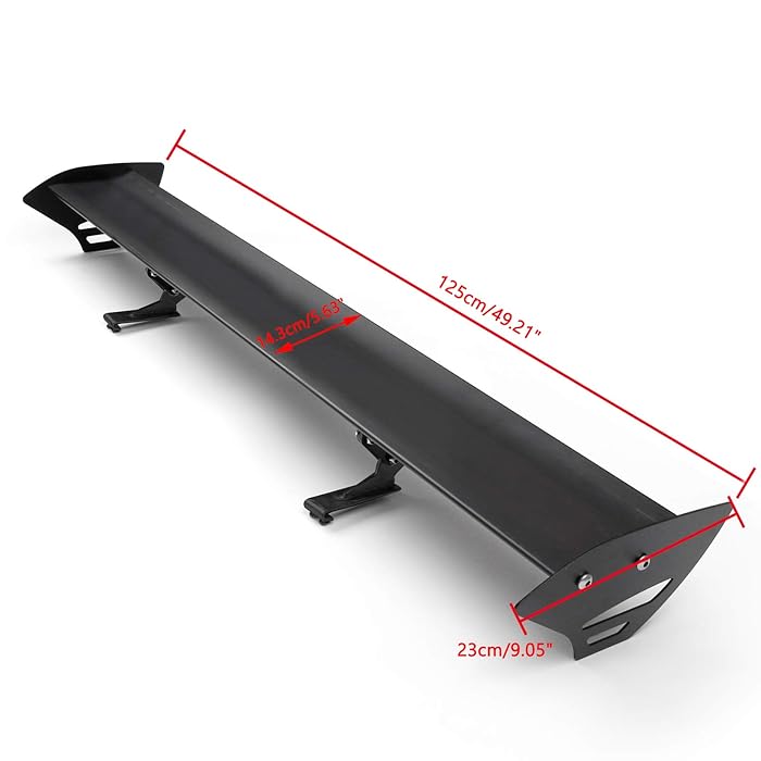 Buy Artudatech Car Wing Spoiler, Universal Hatchback Adjustable Aluminum GT Rear Trunk Wing