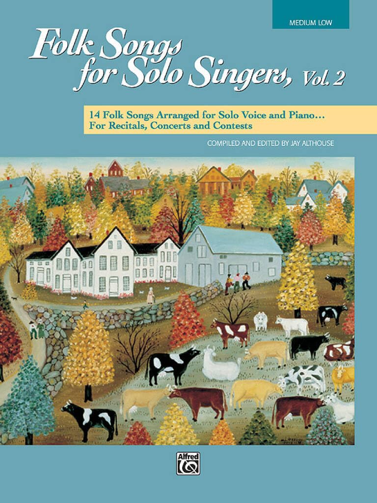 Folk Songs for Solo Singers Volume 2 Medium-Low voice